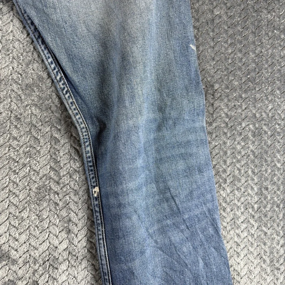 Levi's 513 Jeans Mens 34x32 Slim Straight Med Wash Denim Casual Stretch‎ Blue